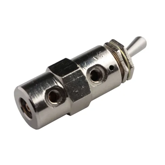 TAC2-4V 2 Position 5 Way 1/8 Exhaust Spring Return Toggle Valve